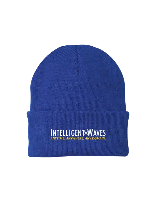 Royal Knit Cap w/Intelligent Waves Logo