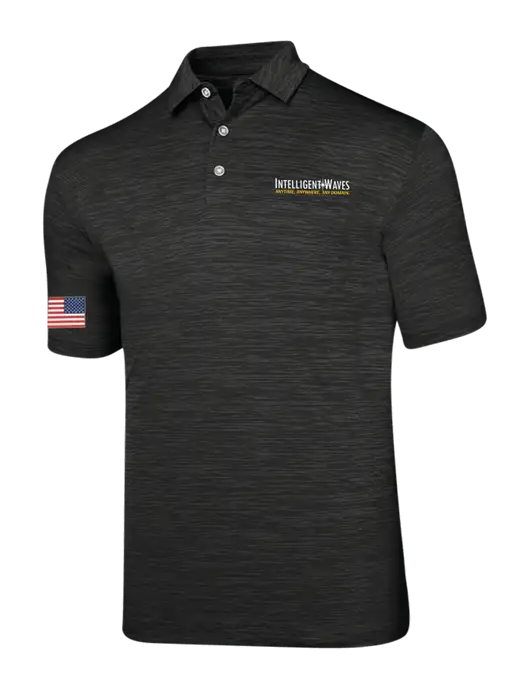 Callaway Black Broken Stripe w/Intelligent Waves Logo, US Flag Logo