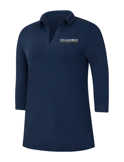 Navy Womens Luxe Knit Tunic w/Intelligent Waves Logo