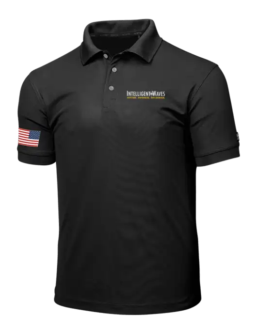 OGIO Blacktop Caliber 2.0 Polo w/Intelligent Waves Logo, US Flag Logo