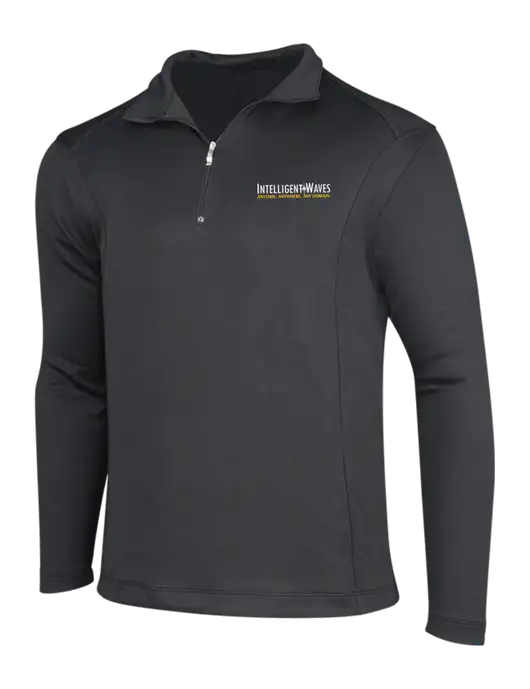 NIKE Dark Grey Sport Cover-Up w/Intelligent Waves Logo