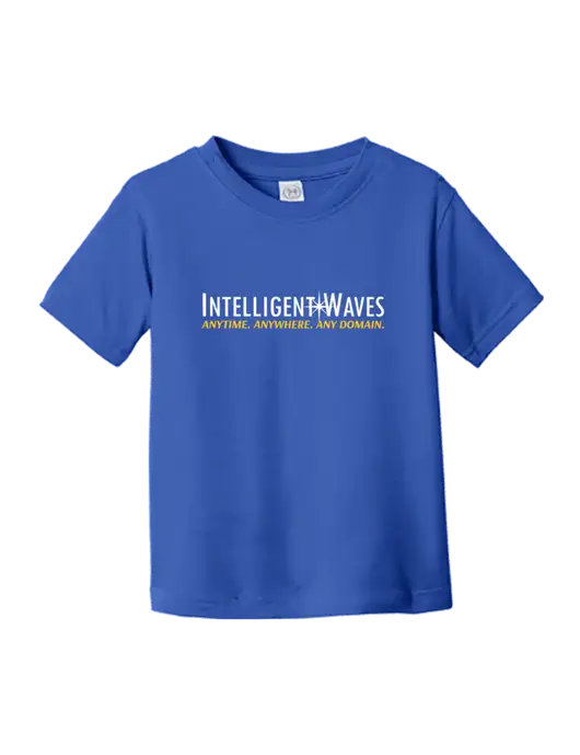 Rabbit Skins Royal Toddler Fine Jersey Tee w/Intelligent Waves Logo