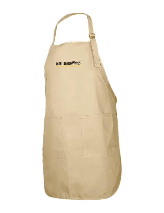 Full-Length Stone Apron With Pockets w/Intelligent Waves Logo
