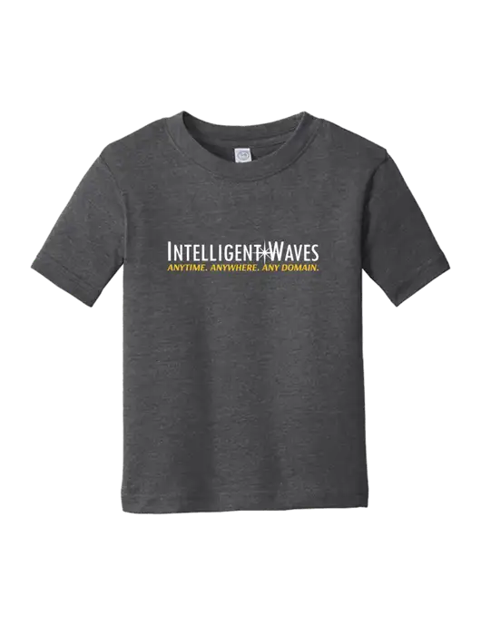 Rabbit Skins Vintage Smoke Toddler Fine Jersey Tee w/Intelligent Waves Logo
