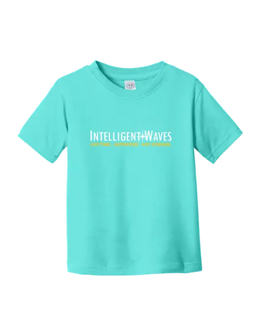 Rabbit Skins Carribean Toddler Fine Jersey Tee w/Intelligent Waves Logo