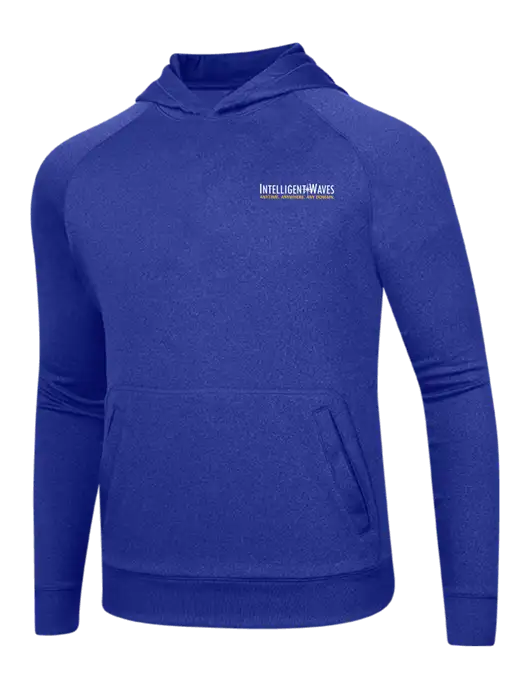 Tech True Royal Fleece Hooded Sweatshirt w/Intelligent Waves Logo