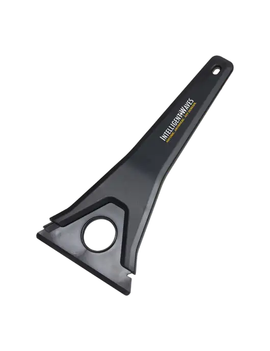 TriBlade Black Windshield Scraper w/Intelligent Waves Logo