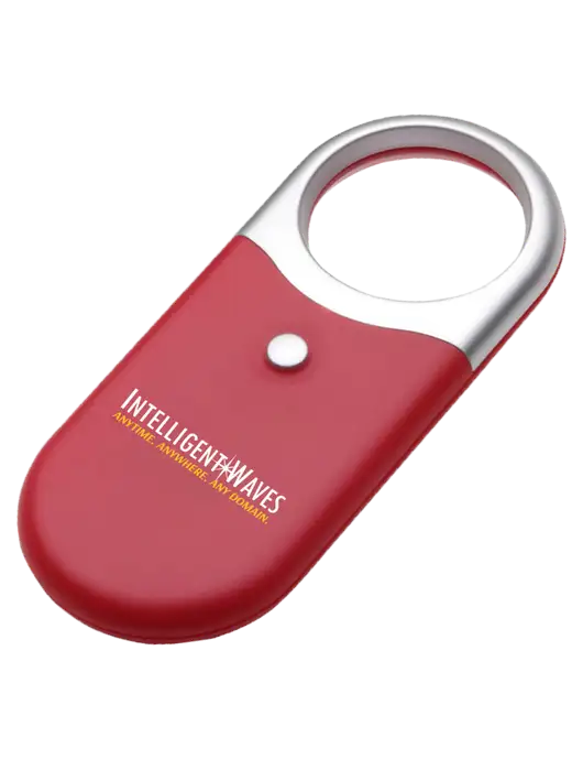 Compact Red Magnifier Light w/Intelligent Waves Logo