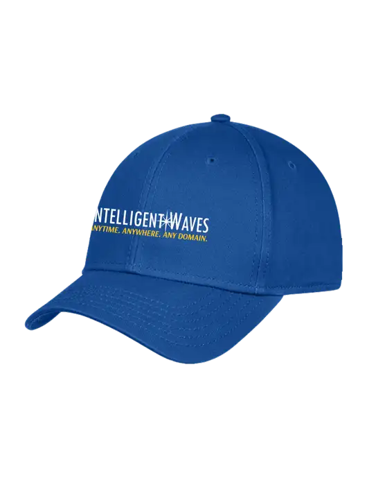 Royal Structured Cap Hook & Loop w/Intelligent Waves Logo