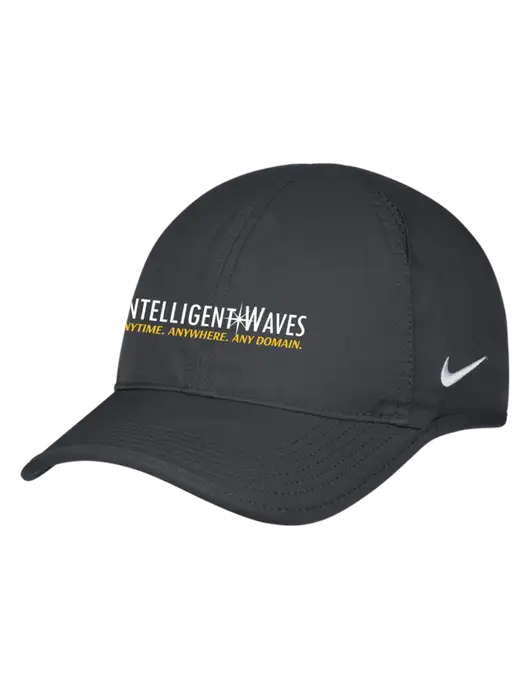 Nike Charcoal Featherlight Cap w/Intelligent Waves Logo