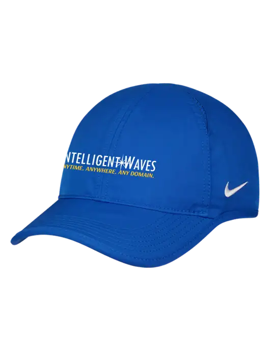 Nike Royal Featherlight Cap w/Intelligent Waves Logo