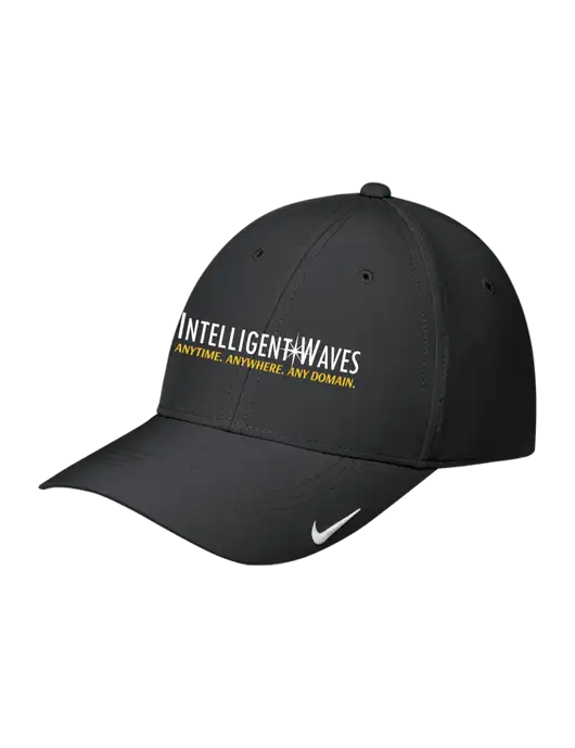 Nike Black Dri-FIT Legacy Cap w/Intelligent Waves Logo