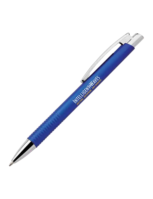 Malay Royal Ballpoint Pen - Blue Ink w/Intelligent Waves Logo