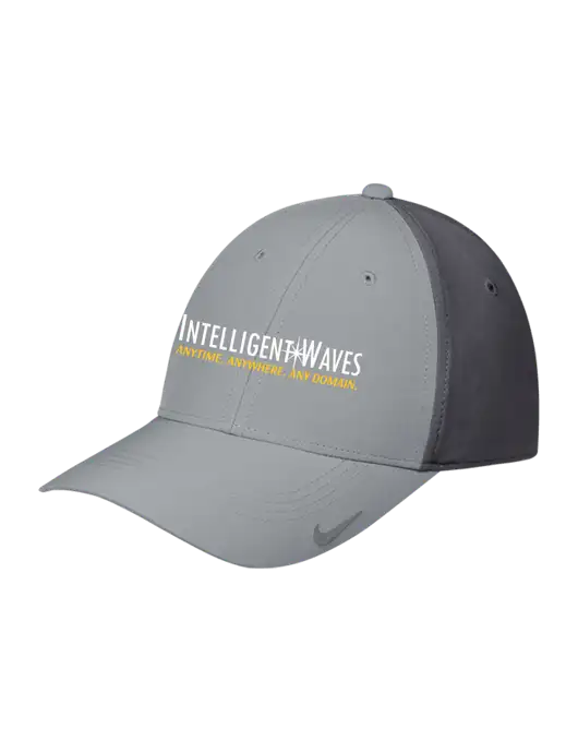 Nike Light Grey/Dark Grey Dri-FIT Legacy Cap w/Intelligent Waves Logo
