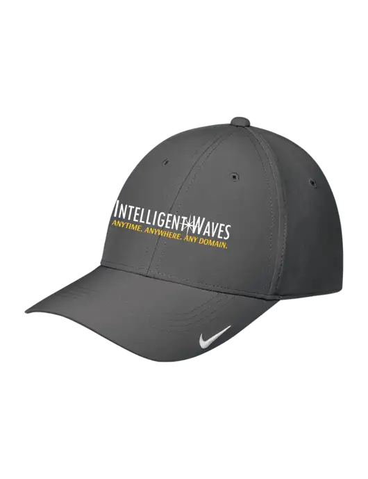 Nike Dark Grey Dri-FIT Legacy Cap w/Intelligent Waves Logo