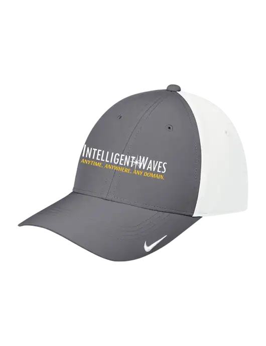 Nike Dark Grey/White Dri-FIT Legacy Cap w/Intelligent Waves Logo