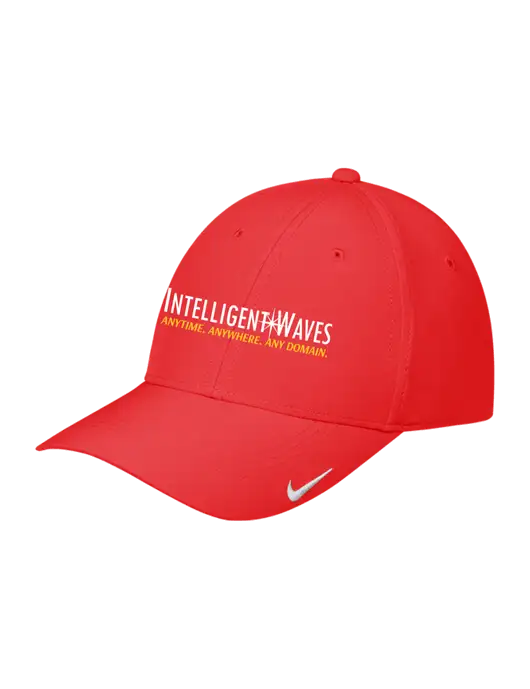 Nike Red Dri-FIT Legacy Cap w/Intelligent Waves Logo