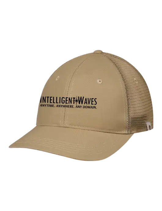 Carhartt Dark Tan Trucker Rugged Pro Series Cap w/Intelligent Waves Logo
