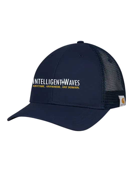 Carhartt Navy Trucker Rugged Pro Series Cap w/Intelligent Waves Logo