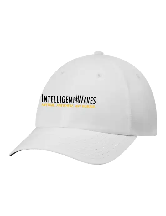Richardson Relaxed Performance Lite White Cap w/Intelligent Waves Logo